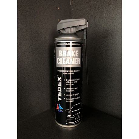 Мастило аерозольне Очищувач гальмівних колодок TEDEX BRAKE CLEANER, 400 мл